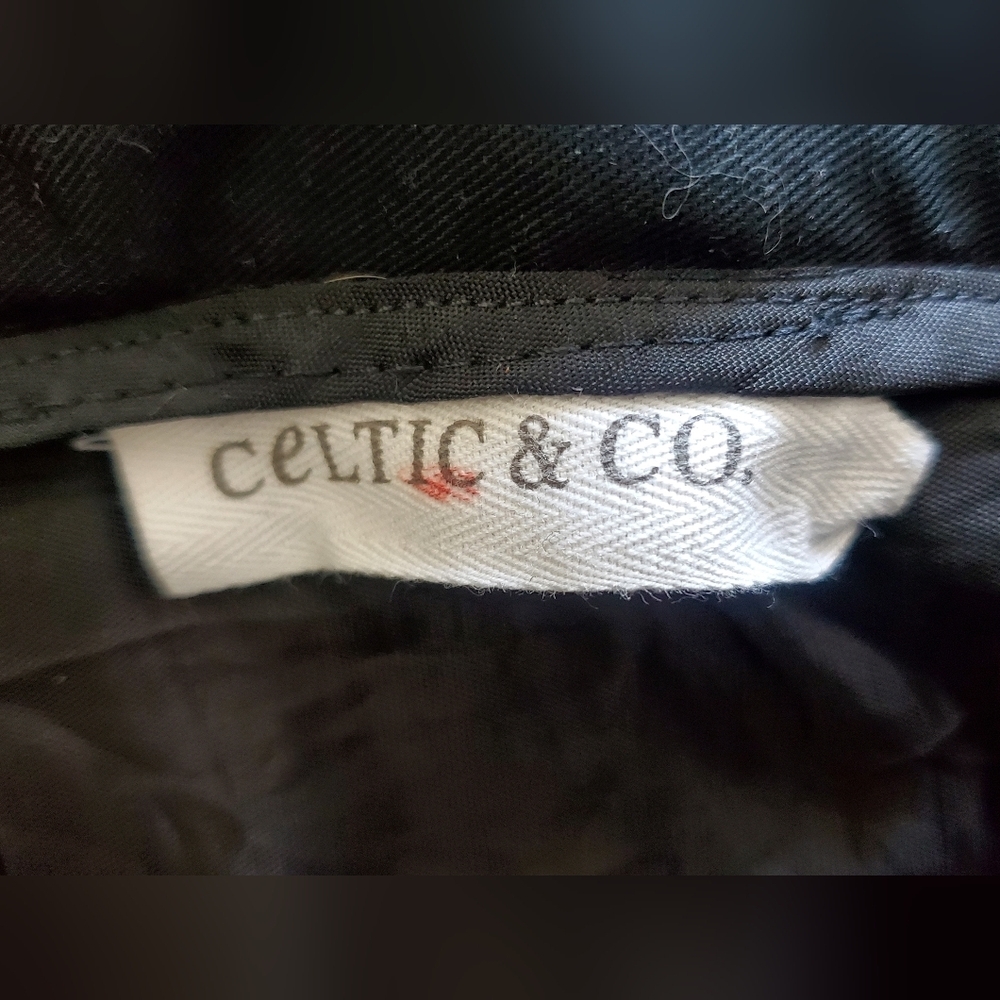 Celtic & Co Wool Skirt Green Black Plaid Pure New Wool Y2K Preppy Size 10 - Picture 4 of 7